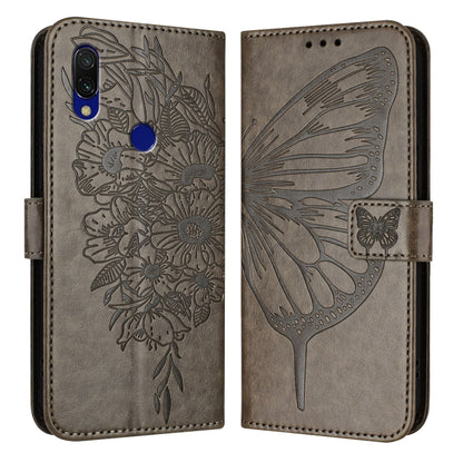 Embossed Butterfly Leather Phone Case, For Xiaomi Mi CC9e / Mi A3, For Xiaomi Redmi Note 7/Note 7S/Note 7 Pro, For Xiaomi Redmi 7