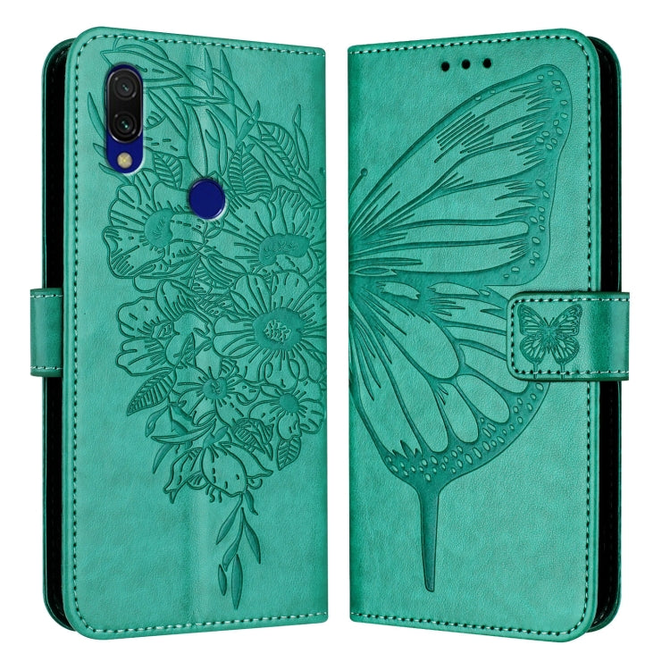 Embossed Butterfly Leather Phone Case, For Xiaomi Mi CC9e / Mi A3, For Xiaomi Redmi Note 7/Note 7S/Note 7 Pro, For Xiaomi Redmi 7