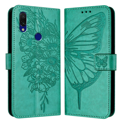 Embossed Butterfly Leather Phone Case, For Xiaomi Mi CC9e / Mi A3, For Xiaomi Redmi Note 7/Note 7S/Note 7 Pro, For Xiaomi Redmi 7