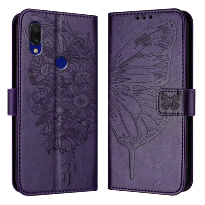 Embossed Butterfly Leather Phone Case, For Xiaomi Mi CC9e / Mi A3, For Xiaomi Redmi Note 7/Note 7S/Note 7 Pro, For Xiaomi Redmi 7