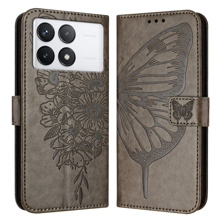 Embossed Butterfly Leather Phone Case, For Xiaomi Redmi Note 13 5G Global, For Xiaomi Redmi 13C, For Xiaomi Redmi Note 13 Pro+ 5G, For Xiaomi Redmi Note 13 Pro 5G Global, For Xiaomi Poco M6 Pro 5G / Redmi 12 4G/5G, For Xiaomi Redmi K70 / K70 Pro       ...