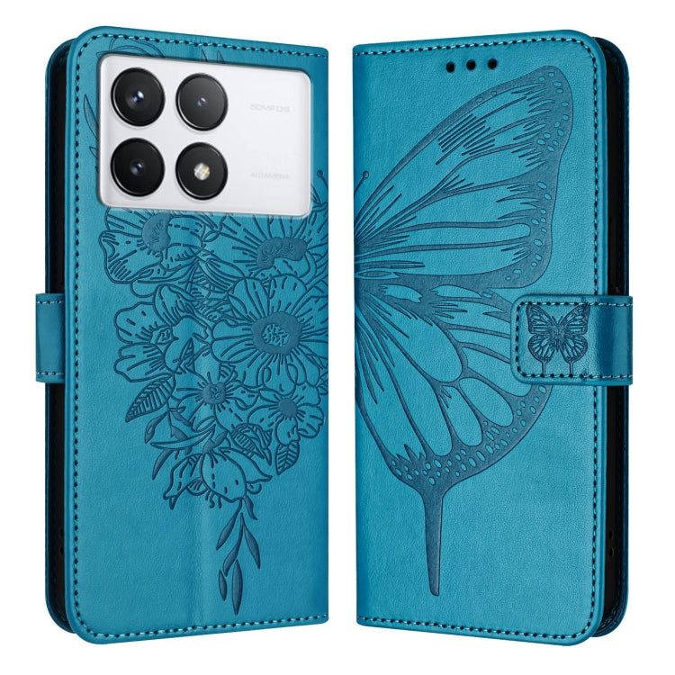 Embossed Butterfly Leather Phone Case, For Xiaomi Redmi Note 13 5G Global, For Xiaomi Redmi 13C, For Xiaomi Redmi Note 13 Pro+ 5G, For Xiaomi Redmi Note 13 Pro 5G Global, For Xiaomi Poco M6 Pro 5G / Redmi 12 4G/5G, For Xiaomi Redmi K70 / K70 Pro       ...