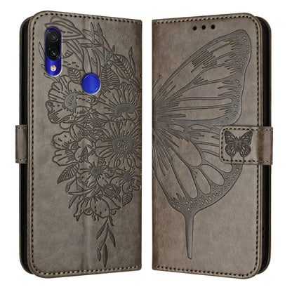 Embossed Butterfly Leather Phone Case, For Xiaomi Mi CC9e / Mi A3, For Xiaomi Redmi Note 7/Note 7S/Note 7 Pro, For Xiaomi Redmi 7