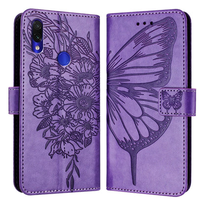 Embossed Butterfly Leather Phone Case, For Xiaomi Mi CC9e / Mi A3, For Xiaomi Redmi Note 7/Note 7S/Note 7 Pro, For Xiaomi Redmi 7