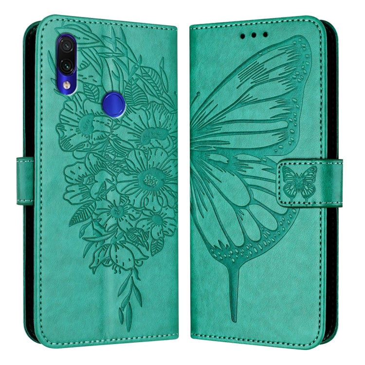 Embossed Butterfly Leather Phone Case, For Xiaomi Mi CC9e / Mi A3, For Xiaomi Redmi Note 7/Note 7S/Note 7 Pro, For Xiaomi Redmi 7