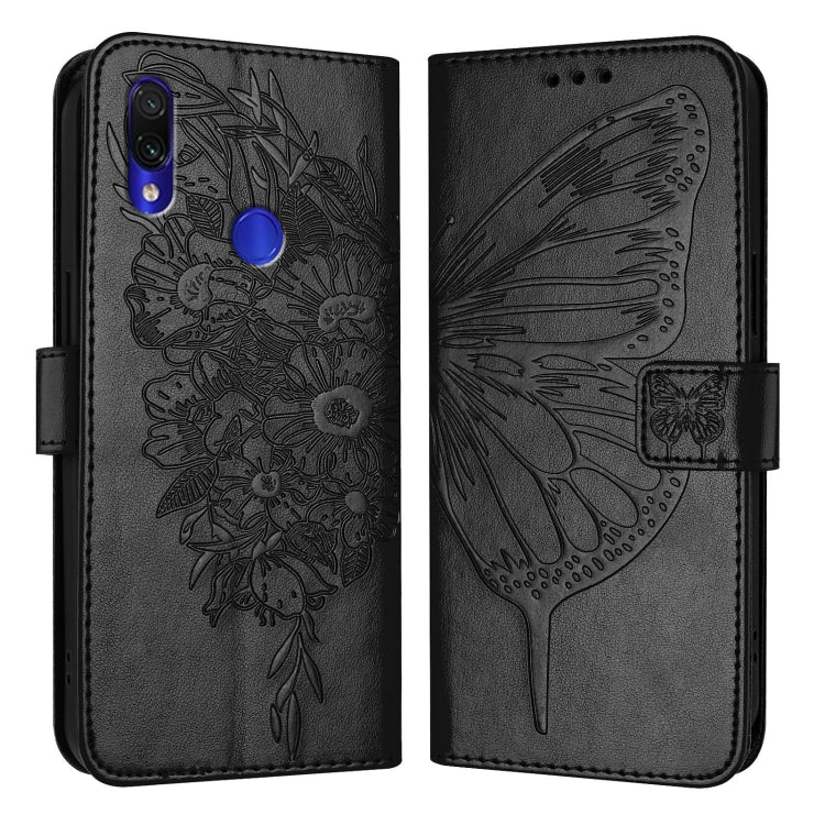 Embossed Butterfly Leather Phone Case, For Xiaomi Mi CC9e / Mi A3, For Xiaomi Redmi Note 7/Note 7S/Note 7 Pro, For Xiaomi Redmi 7