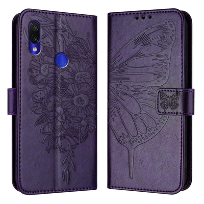 Embossed Butterfly Leather Phone Case, For Xiaomi Mi CC9e / Mi A3, For Xiaomi Redmi Note 7/Note 7S/Note 7 Pro, For Xiaomi Redmi 7