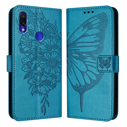 Embossed Butterfly Leather Phone Case, For Xiaomi Mi CC9e / Mi A3, For Xiaomi Redmi Note 7/Note 7S/Note 7 Pro, For Xiaomi Redmi 7