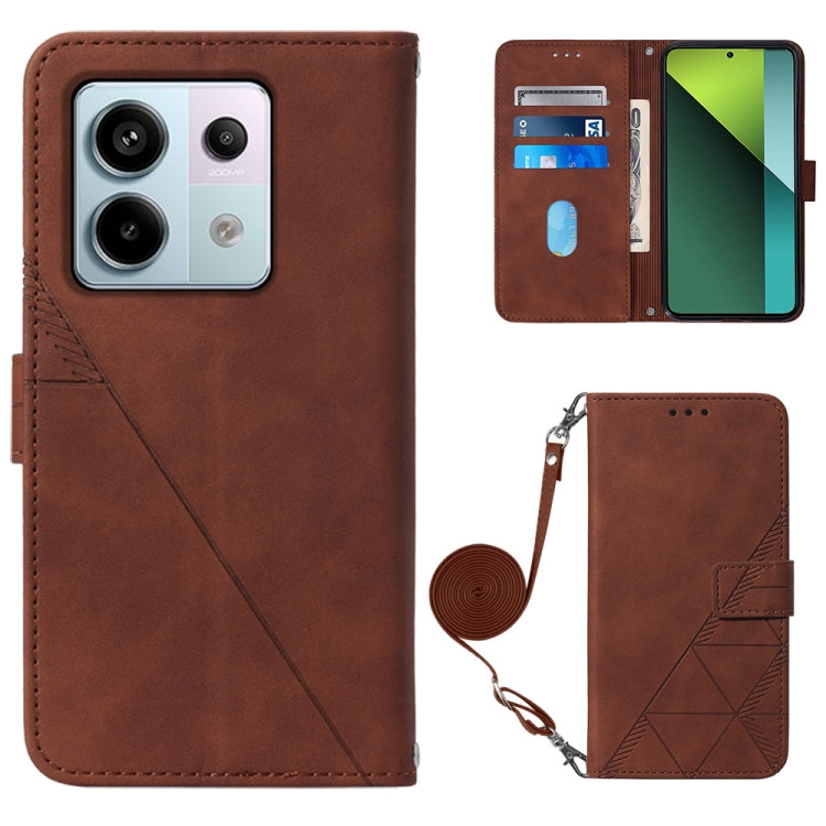 Crossbody 3D Embossed Flip Leather Phone Case, For Xiaomi Poco M6 Pro 4G, For Xiaomi Redmi A3, For Xiaomi Redmi Note 13 Pro 4G Global, For Xiaomi Redmi Note 13 4G Global, For Xiaomi Redmi K70E, For Xiaomi Poco X6 Pro, For Xiaomi Redmi Note 13 5G Global...