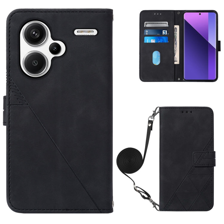 Crossbody 3D Embossed Flip Leather Phone Case, For Xiaomi Poco M6 Pro 4G, For Xiaomi Redmi A3, For Xiaomi Redmi Note 13 Pro 4G Global, For Xiaomi Redmi Note 13 4G Global, For Xiaomi Redmi K70E, For Xiaomi Poco X6 Pro, For Xiaomi Redmi Note 13 5G Global...