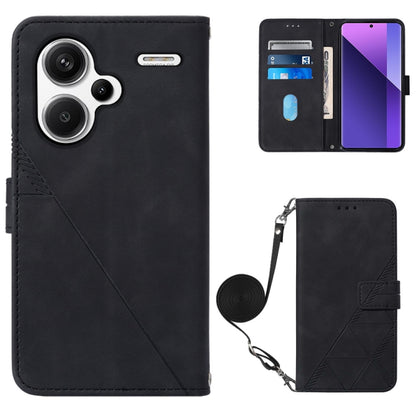 Crossbody 3D Embossed Flip Leather Phone Case, For Xiaomi Poco M6 Pro 4G, For Xiaomi Redmi A3, For Xiaomi Redmi Note 13 Pro 4G Global, For Xiaomi Redmi Note 13 4G Global, For Xiaomi Redmi K70E, For Xiaomi Poco X6 Pro, For Xiaomi Redmi Note 13 5G Global...