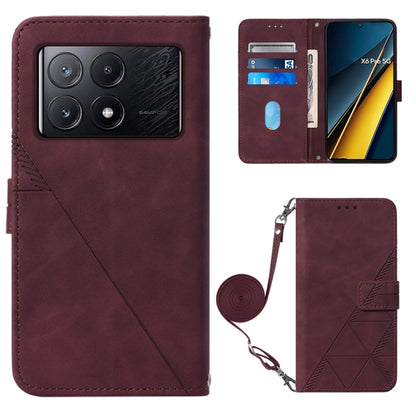 Crossbody 3D Embossed Flip Leather Phone Case, For Xiaomi Poco M6 Pro 4G, For Xiaomi Redmi A3, For Xiaomi Redmi Note 13 Pro 4G Global, For Xiaomi Redmi Note 13 4G Global, For Xiaomi Redmi K70E, For Xiaomi Poco X6 Pro, For Xiaomi Redmi Note 13 5G Global...