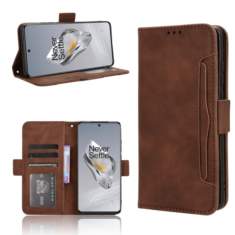 Skin Feel Calf Texture Card Slots Leather Phone Case, For OnePlus 12