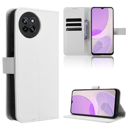 Diamond Texture Leather Phone Case, For itel S23 S665L