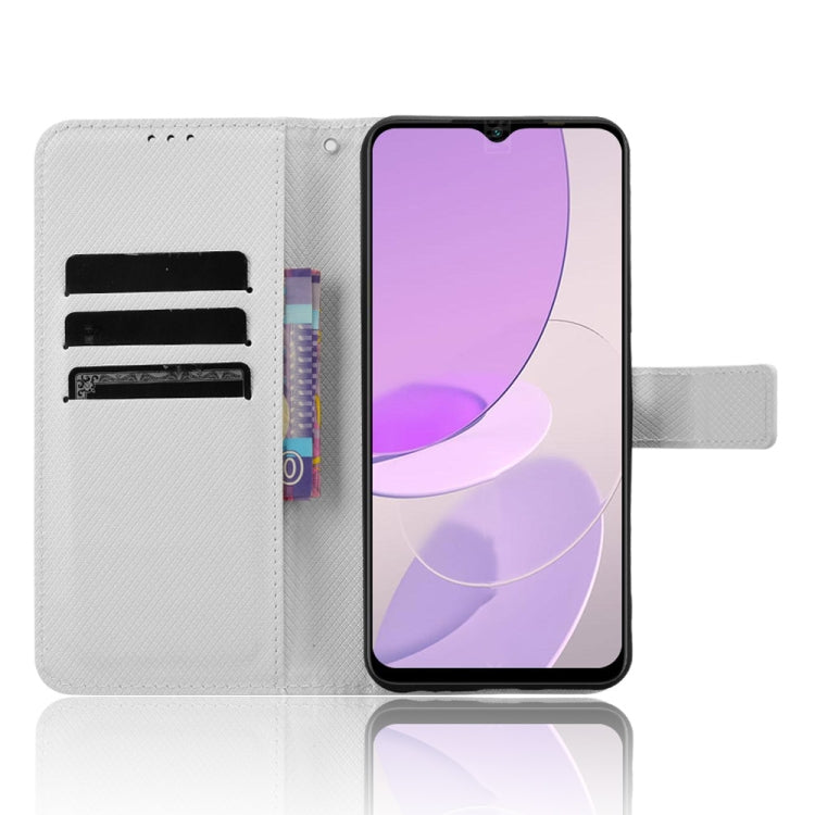 Diamond Texture Leather Phone Case, For itel S23 S665L