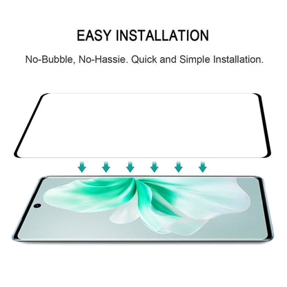 3D Curved Edge Full Screen Tempered Glass Film, For vivo V30 / V30 Pro