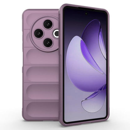 Magic Shield TPU + flannel phone case in mauve/purple, with cutouts for camera and buttons.