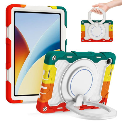 Armor Portable Rotating Ring Holder Silicone Tablet Case, For Redmi Pad 2 SE 9.7 inch 2026, For Redmi Pad Pro 12.1 / Pad 2 Pro, For Xiaomi Redmi Pad SE, For Xiaomi Pad 6/6 Pro