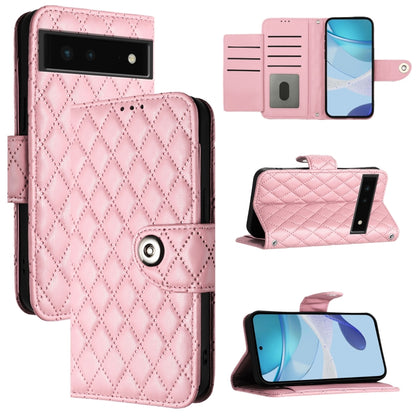 Rhombic Texture Flip Leather Phone Case with Lanyard, For Google Pixel 6, For Google Pixel 5a, For Google Pixel 5 XL / Pixel 4a 5G, For Google Pixel 5