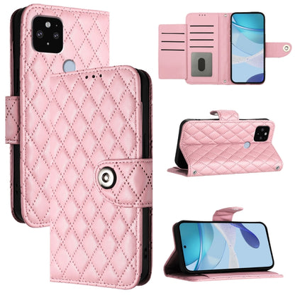 Rhombic Texture Flip Leather Phone Case with Lanyard, For Google Pixel 6, For Google Pixel 5a, For Google Pixel 5 XL / Pixel 4a 5G, For Google Pixel 5