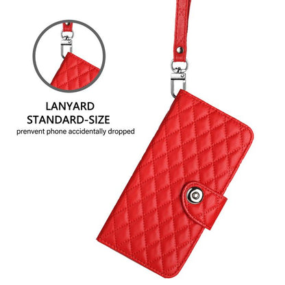 Rhombic Texture Flip Leather Phone Case with Lanyard, For Google Pixel 11 Pro XL, For Google Pixel 11 Pro / 11, For Google Pixel 10 Pro XL 5G Global, For Google Pixel 10 5G Global, For Google Pixel 9a, For Google Pixel 9 Pro XL                         ...