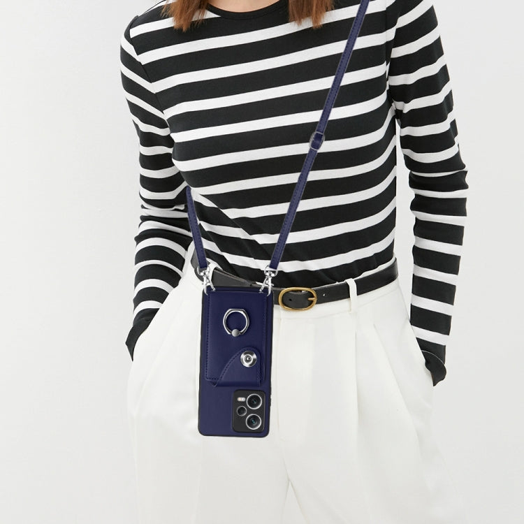 Organ Card Bag Ring Holder Phone Case with Long Lanyard, For Xiaomi Redmi Note 12 5G Global, For Xiaomi Redmi 12C / 11A, For Xiaomi Redmi 10C