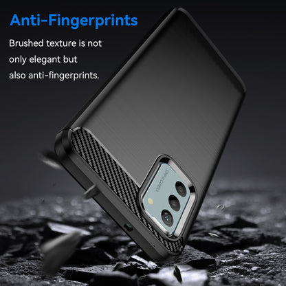 Carbon Fiber Brushed Texture TPU Phone Case, For Nokia G310, For Nokia G42