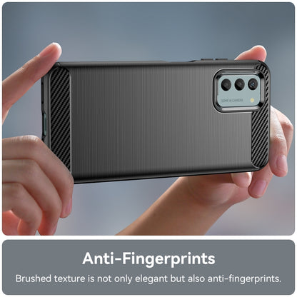 Carbon Fiber Brushed Texture TPU Phone Case, For Nokia G310, For Nokia G42