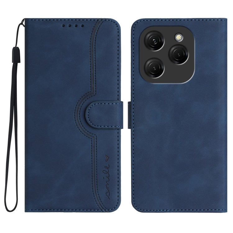 Heart Pattern Skin Feel Leather Phone Case, For Tecno Spark Go 5G 2025 / Hot 60i 5G, For Tecno Camon 30 Pro, For Tecno Pova 6 Pro, For Tecno Spark 20 Pro, For Tecno Spark 20, For Tecno Spark Go 2024, For Tecno Camon 20 Premier                          ...