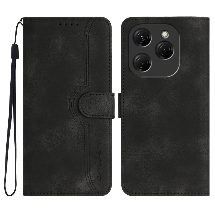 Heart Pattern Skin Feel Leather Phone Case, For Tecno Spark Go 5G 2025 / Hot 60i 5G, For Tecno Camon 30 Pro, For Tecno Pova 6 Pro, For Tecno Spark 20 Pro, For Tecno Spark 20, For Tecno Spark Go 2024, For Tecno Camon 20 Premier                          ...