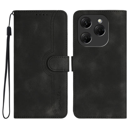 Heart Pattern Skin Feel Leather Phone Case, For Tecno Spark Go 5G 2025 / Hot 60i 5G, For Tecno Camon 30 Pro, For Tecno Pova 6 Pro, For Tecno Spark 20 Pro, For Tecno Spark 20, For Tecno Spark Go 2024, For Tecno Camon 20 Premier                          ...