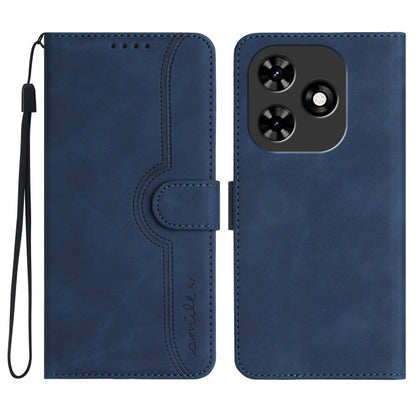 Heart Pattern Skin Feel Leather Phone Case, For Tecno Spark Go 5G 2025 / Hot 60i 5G, For Tecno Camon 30 Pro, For Tecno Pova 6 Pro, For Tecno Spark 20 Pro, For Tecno Spark 20, For Tecno Spark Go 2024, For Tecno Camon 20 Premier                          ...