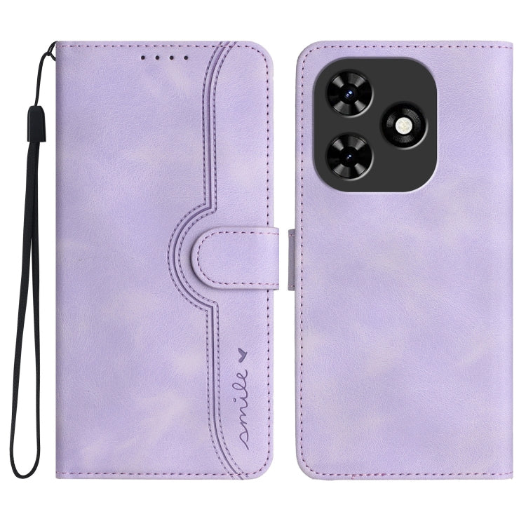 Heart Pattern Skin Feel Leather Phone Case, For Tecno Spark Go 5G 2025 / Hot 60i 5G, For Tecno Camon 30 Pro, For Tecno Pova 6 Pro, For Tecno Spark 20 Pro, For Tecno Spark 20, For Tecno Spark Go 2024, For Tecno Camon 20 Premier                          ...
