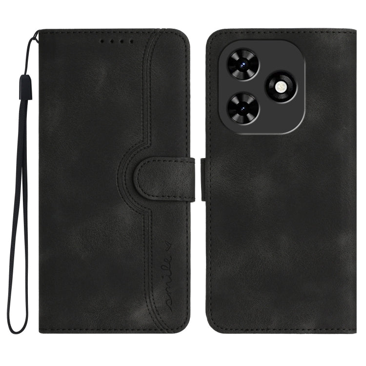 Heart Pattern Skin Feel Leather Phone Case, For Tecno Spark Go 5G 2025 / Hot 60i 5G, For Tecno Camon 30 Pro, For Tecno Pova 6 Pro, For Tecno Spark 20 Pro, For Tecno Spark 20, For Tecno Spark Go 2024, For Tecno Camon 20 Premier                          ...