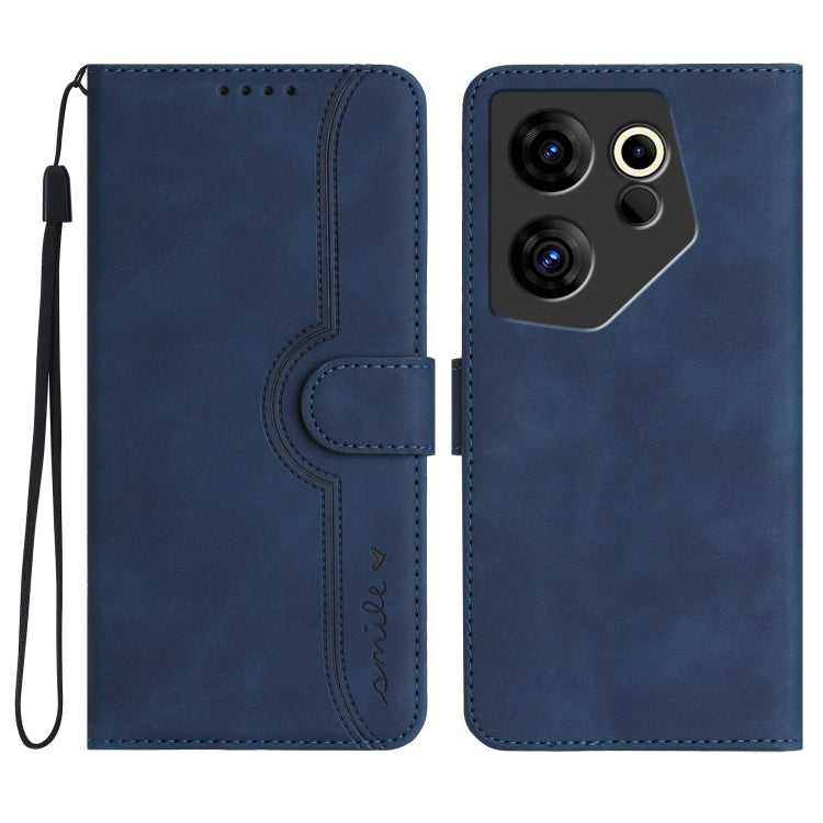 Heart Pattern Skin Feel Leather Phone Case, For Tecno Spark Go 5G 2025 / Hot 60i 5G, For Tecno Camon 30 Pro, For Tecno Pova 6 Pro, For Tecno Spark 20 Pro, For Tecno Spark 20, For Tecno Spark Go 2024, For Tecno Camon 20 Premier                          ...
