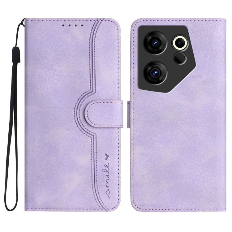 Heart Pattern Skin Feel Leather Phone Case, For Tecno Spark Go 5G 2025 / Hot 60i 5G, For Tecno Camon 30 Pro, For Tecno Pova 6 Pro, For Tecno Spark 20 Pro, For Tecno Spark 20, For Tecno Spark Go 2024, For Tecno Camon 20 Premier                          ...