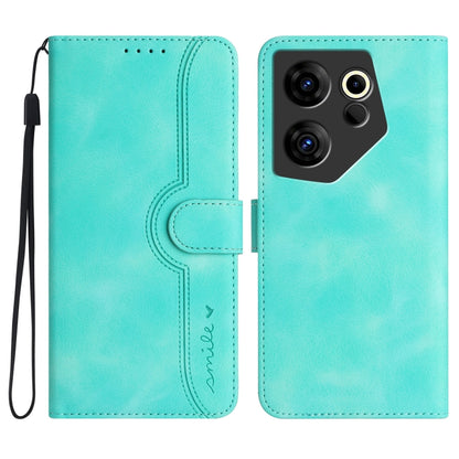 Heart Pattern Skin Feel Leather Phone Case, For Tecno Spark Go 5G 2025 / Hot 60i 5G, For Tecno Camon 30 Pro, For Tecno Pova 6 Pro, For Tecno Spark 20 Pro, For Tecno Spark 20, For Tecno Spark Go 2024, For Tecno Camon 20 Premier                          ...