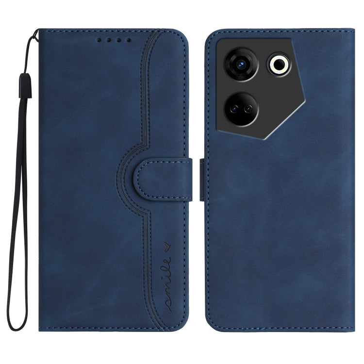 Heart Pattern Skin Feel Leather Phone Case, For Tecno Spark Go 5G 2025 / Hot 60i 5G, For Tecno Camon 30 Pro, For Tecno Pova 6 Pro, For Tecno Spark 20 Pro, For Tecno Spark 20, For Tecno Spark Go 2024, For Tecno Camon 20 Premier                          ...
