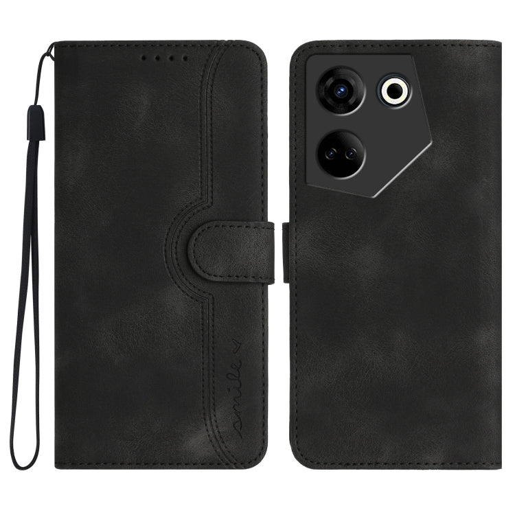Heart Pattern Skin Feel Leather Phone Case, For Tecno Spark Go 5G 2025 / Hot 60i 5G, For Tecno Camon 30 Pro, For Tecno Pova 6 Pro, For Tecno Spark 20 Pro, For Tecno Spark 20, For Tecno Spark Go 2024, For Tecno Camon 20 Premier                          ...