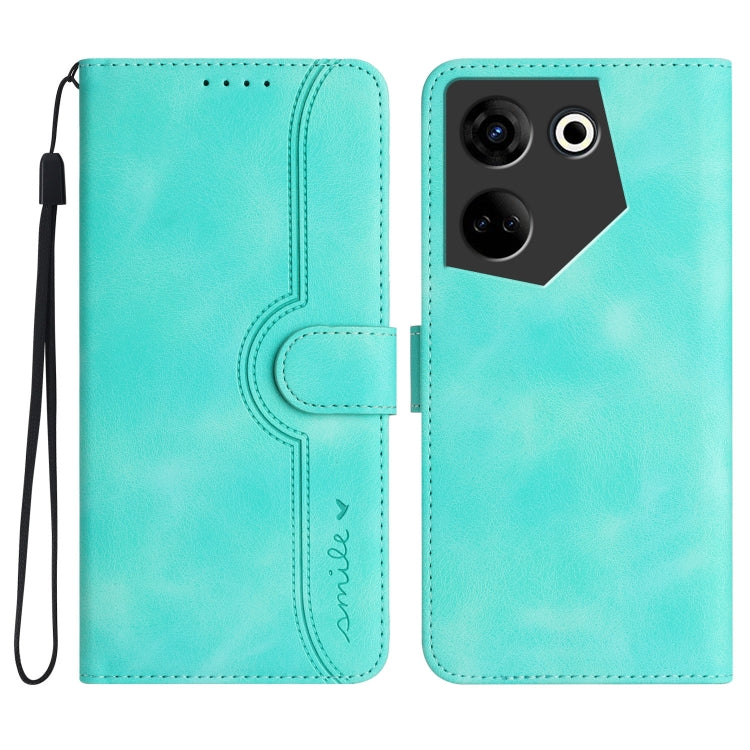 Heart Pattern Skin Feel Leather Phone Case, For Tecno Spark Go 5G 2025 / Hot 60i 5G, For Tecno Camon 30 Pro, For Tecno Pova 6 Pro, For Tecno Spark 20 Pro, For Tecno Spark 20, For Tecno Spark Go 2024, For Tecno Camon 20 Premier                          ...