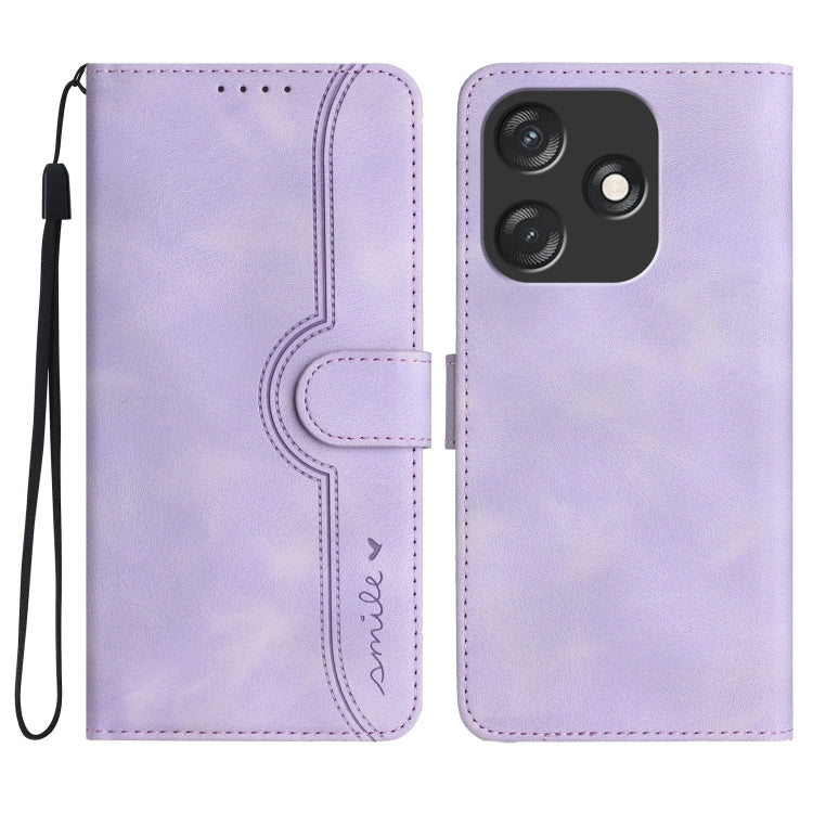 Heart Pattern Skin Feel Leather Phone Case, For Tecno Spark Go 5G 2025 / Hot 60i 5G, For Tecno Camon 30 Pro, For Tecno Pova 6 Pro, For Tecno Spark 20 Pro, For Tecno Spark 20, For Tecno Spark Go 2024, For Tecno Camon 20 Premier                          ...