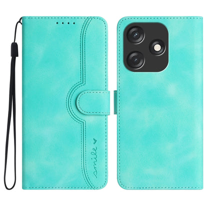 Heart Pattern Skin Feel Leather Phone Case, For Tecno Spark Go 5G 2025 / Hot 60i 5G, For Tecno Camon 30 Pro, For Tecno Pova 6 Pro, For Tecno Spark 20 Pro, For Tecno Spark 20, For Tecno Spark Go 2024, For Tecno Camon 20 Premier                          ...