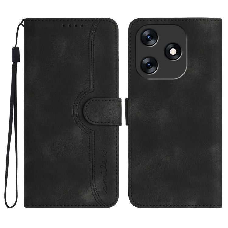 Heart Pattern Skin Feel Leather Phone Case, For Tecno Spark Go 5G 2025 / Hot 60i 5G, For Tecno Camon 30 Pro, For Tecno Pova 6 Pro, For Tecno Spark 20 Pro, For Tecno Spark 20, For Tecno Spark Go 2024, For Tecno Camon 20 Premier                          ...