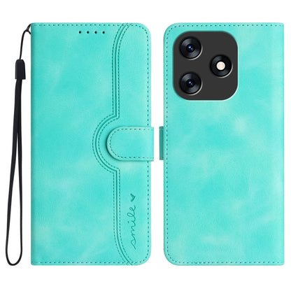 Heart Pattern Skin Feel Leather Phone Case, For Tecno Spark Go 5G 2025 / Hot 60i 5G, For Tecno Camon 30 Pro, For Tecno Pova 6 Pro, For Tecno Spark 20 Pro, For Tecno Spark 20, For Tecno Spark Go 2024, For Tecno Camon 20 Premier                          ...