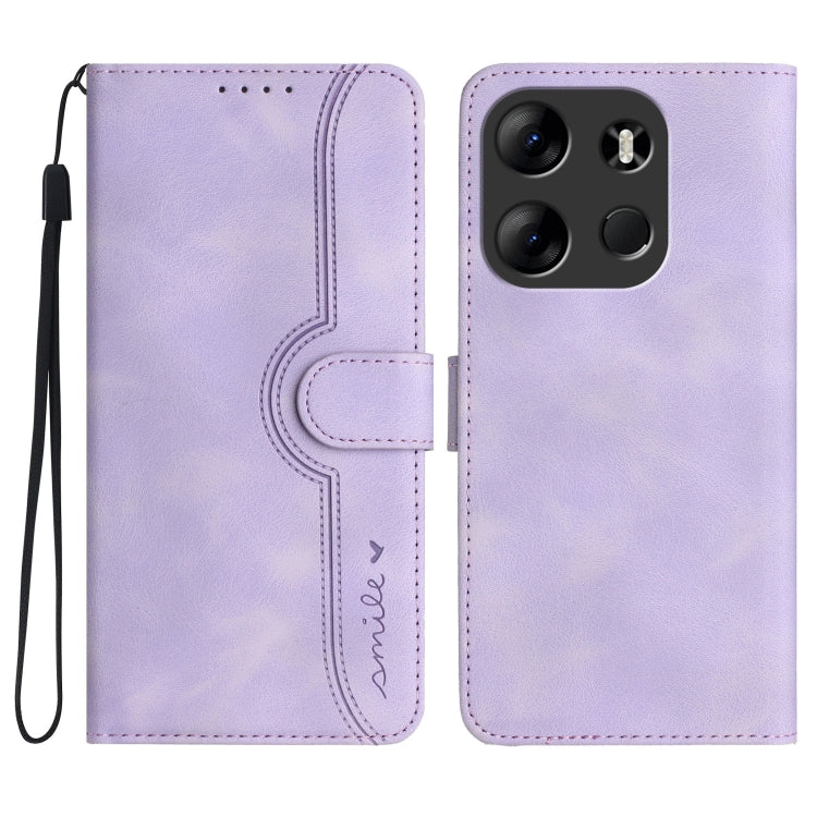 Heart Pattern Skin Feel Leather Phone Case, For Tecno Spark Go 5G 2025 / Hot 60i 5G, For Tecno Camon 30 Pro, For Tecno Pova 6 Pro, For Tecno Spark 20 Pro, For Tecno Spark 20, For Tecno Spark Go 2024, For Tecno Camon 20 Premier                          ...