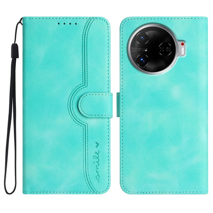 Heart Pattern Skin Feel Leather Phone Case, For Tecno Spark Go 5G 2025 / Hot 60i 5G, For Tecno Camon 30 Pro, For Tecno Pova 6 Pro, For Tecno Spark 20 Pro, For Tecno Spark 20, For Tecno Spark Go 2024, For Tecno Camon 20 Premier                          ...