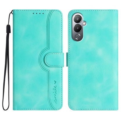 Heart Pattern Skin Feel Leather Phone Case, For Tecno Spark Go 5G 2025 / Hot 60i 5G, For Tecno Camon 30 Pro, For Tecno Pova 6 Pro, For Tecno Spark 20 Pro, For Tecno Spark 20, For Tecno Spark Go 2024, For Tecno Camon 20 Premier                          ...