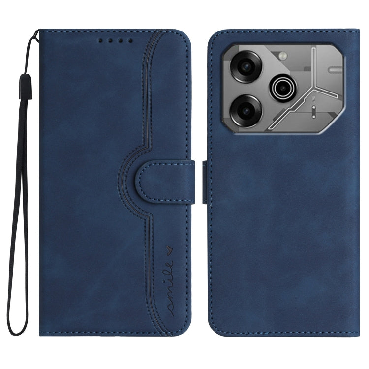 Heart Pattern Skin Feel Leather Phone Case, For Tecno Spark Go 5G 2025 / Hot 60i 5G, For Tecno Camon 30 Pro, For Tecno Pova 6 Pro, For Tecno Spark 20 Pro, For Tecno Spark 20, For Tecno Spark Go 2024, For Tecno Camon 20 Premier                          ...