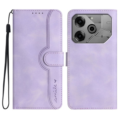 Heart Pattern Skin Feel Leather Phone Case, For Tecno Spark Go 5G 2025 / Hot 60i 5G, For Tecno Camon 30 Pro, For Tecno Pova 6 Pro, For Tecno Spark 20 Pro, For Tecno Spark 20, For Tecno Spark Go 2024, For Tecno Camon 20 Premier                          ...