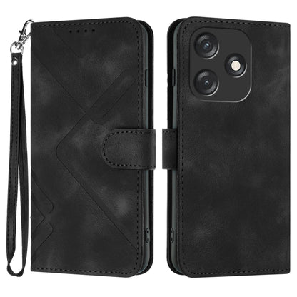 Line Pattern Skin Feel Leather Phone Case, For Tecno Spark Go 5G 2025 / Hot 60i 5G, For Tecno Camon 30 Pro, For Tecno Pova 6 Pro, For Tecno Spark 20 Pro, For Tecno Spark 20, For Tecno Spark Go 2024, For Tecno Camon 20 Premier                           ...